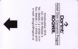 Hotel Keycard Dorint Prague Czech Republic Front