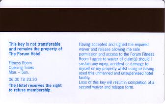 Hotel Keycard Forum Hotel Generic Back