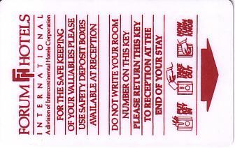Hotel Keycard Forum Hotel Generic Front