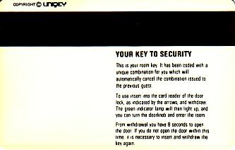 Hotel Keycard Forum Hotel Generic Back
