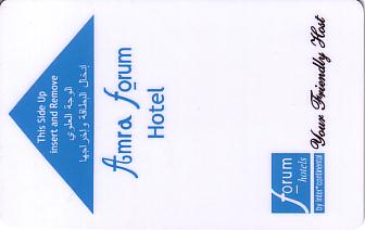 Hotel Keycard Forum Hotel Amman Jordan Front