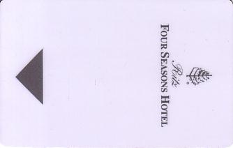 Hotel Keycard Four Seasons Generic Front