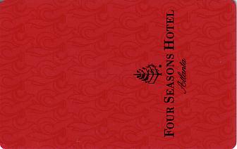 Hotel Keycard Four Seasons Atlanta U.S.A. Front