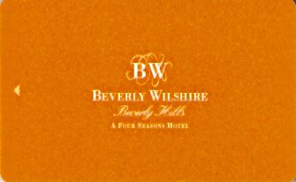 Hotel Keycard Four Seasons Beverly Hills U.S.A. Front