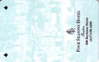 Hotel Keycard Four Seasons Boston U.S.A. Front