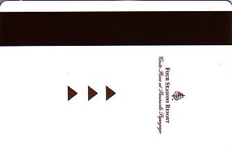 Hotel Keycard Four Seasons  Costa Rica Back
