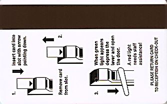 Hotel Keycard Four Seasons Dublin Ireland Back