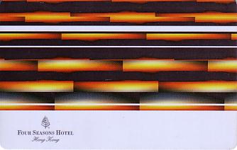 Hotel Keycard Four Seasons  Hong Kong Front