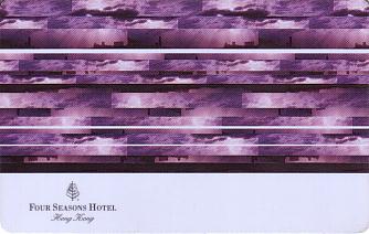 Hotel Keycard Four Seasons  Hong Kong Front