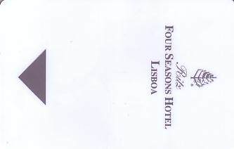 Hotel Keycard Four Seasons Lisbon Portugal Front