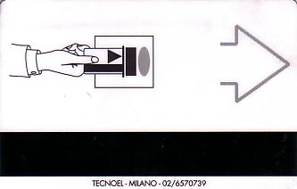 Hotel Keycard Four Seasons Milan Italy Back