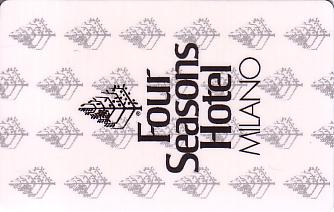 Hotel Keycard Four Seasons Milan Italy Front
