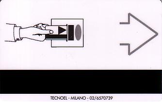 Hotel Keycard Four Seasons Milan Italy Back