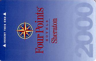 Hotel Keycard Four Points Hotels Generic Front