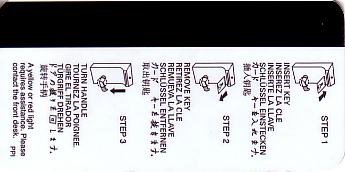 Hotel Keycard Four Points Hotels Generic Back
