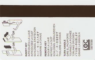 Hotel Keycard Four Points Hotels Generic Back