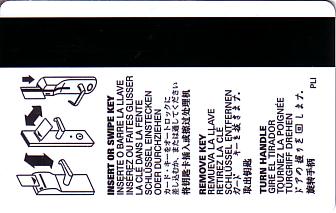 Hotel Keycard Four Points Hotels Generic Back