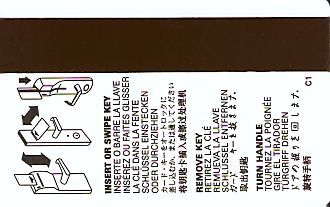Hotel Keycard Four Points Hotels Generic Back