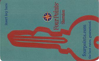 Hotel Keycard Four Points Hotels Generic Front