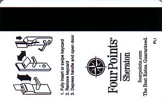 Hotel Keycard Four Points Hotels Generic Back