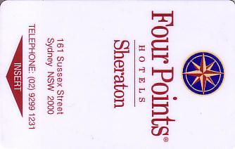 Hotel Keycard Four Points Hotels Sydney Australia Front