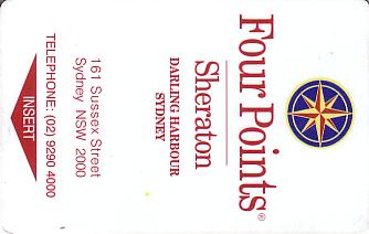 Hotel Keycard Four Points Hotels Sydney Australia Front