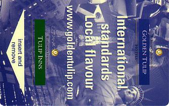 Hotel Keycard Golden Tulip Generic Front
