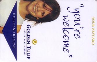 Hotel Keycard Golden Tulip Generic Front