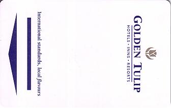 Hotel Keycard Golden Tulip Generic Front