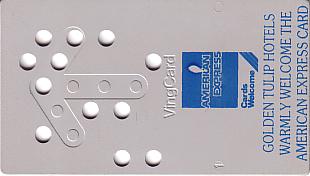 Hotel Keycard Golden Tulip Generic Front