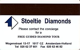 Hotel Keycard Golden Tulip Amsterdam Netherlands Back