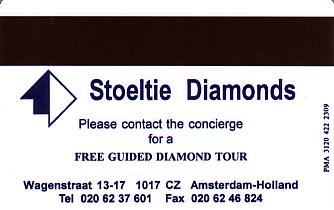 Hotel Keycard Golden Tulip Amsterdam Netherlands Back