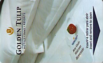 Hotel Keycard Golden Tulip  Brazil Front