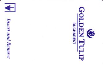 Hotel Keycard Golden Tulip Bucharest Romania Front