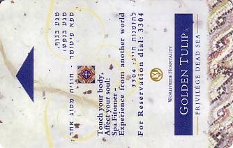 Hotel Keycard Golden Tulip Dead Sea Israel Front