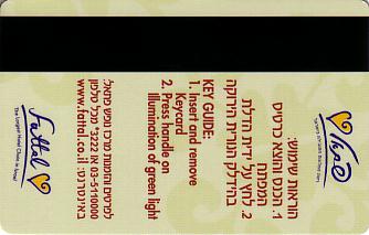 Hotel Keycard Golden Tulip Dead Sea Israel Back
