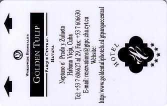 Hotel Keycard Golden Tulip Havana Cuba Front