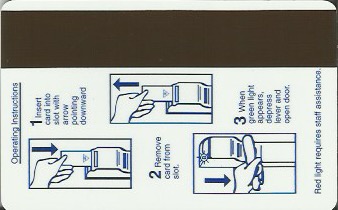 Hotel Keycard Hampton Inn Generic Back