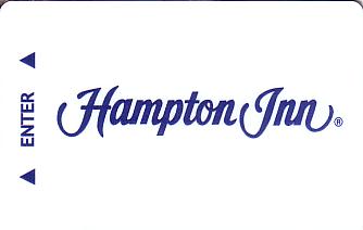 Hotel Keycard Hampton Inn Generic Front