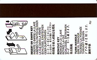 Hotel Keycard Hampton Inn Generic Back
