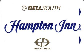 Hotel Keycard Hampton Inn Generic Front