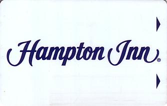 Hotel Keycard Hampton Inn Generic Front