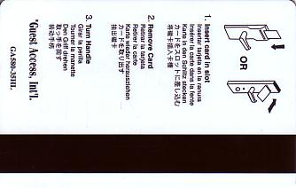 Hotel Keycard Hampton Inn Generic Back