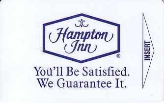 Hotel Keycard Hampton Inn Generic Front