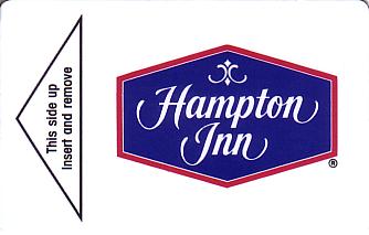 Hotel Keycard Hampton Inn Generic Front