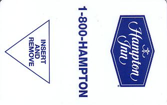 Hotel Keycard Hampton Inn Generic Front