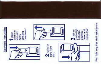 Hotel Keycard Hampton Inn Generic Back