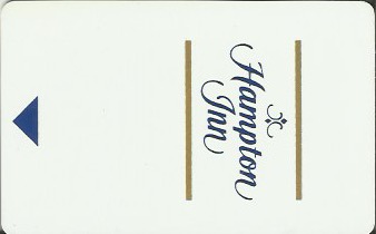 Hotel Keycard Hampton Inn Generic Front