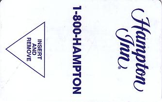 Hotel Keycard Hampton Inn Generic Front