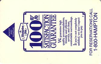 Hotel Keycard Hampton Inn Generic Front
